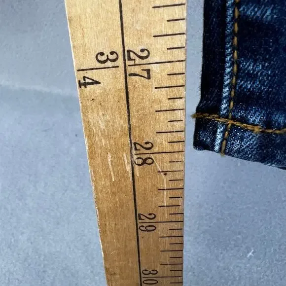 Kut from the Kloth Jeans Women's 6S Blue Toothpick Skinny Classic Minimalist - Picture 15 of 16